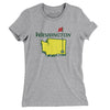 Washington Golf Women's T-Shirt-Heather Grey-Allegiant Goods Co. Vintage Sports Apparel