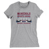Mcnichols Sports Arena Women's T-Shirt-Heather Grey-Allegiant Goods Co. Vintage Sports Apparel