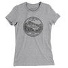 Colorado State Quarter Women's T-Shirt-Heather Grey-Allegiant Goods Co. Vintage Sports Apparel