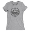Iowa State Quarter Women's T-Shirt-Heather Grey-Allegiant Goods Co. Vintage Sports Apparel