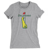 Delaware Golf Women's T-Shirt-Heather Grey-Allegiant Goods Co. Vintage Sports Apparel