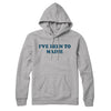 I've Been To Maine Hoodie-Heather Grey-Allegiant Goods Co. Vintage Sports Apparel