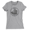 Kansas State Quarter Women's T-Shirt-Heather Grey-Allegiant Goods Co. Vintage Sports Apparel
