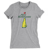 New Hampshire Golf Women's T-Shirt-Heather Grey-Allegiant Goods Co. Vintage Sports Apparel