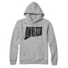 Connecticut State Shape Text Hoodie-Heather Grey-Allegiant Goods Co. Vintage Sports Apparel