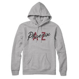 Phoenix Az Overprinted Hoodie-Heather Grey-Allegiant Goods Co. Vintage Sports Apparel
