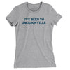 I've Been To Jacksonville Women's T-Shirt-Heather Grey-Allegiant Goods Co. Vintage Sports Apparel