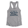 I've Been To Great Smoky Mountains National Park Women's Racerback Tank-Heather Grey-Allegiant Goods Co. Vintage Sports Apparel
