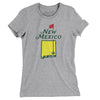 New Mexico Golf Women's T-Shirt-Heather Grey-Allegiant Goods Co. Vintage Sports Apparel