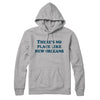 There's No Place Like New Orleans Hoodie-Heather Grey-Allegiant Goods Co. Vintage Sports Apparel