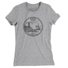 Maine State Quarter Women's T-Shirt-Heather Grey-Allegiant Goods Co. Vintage Sports Apparel