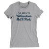 I've Been To Yellowstone National Park Women's T-Shirt-Heather Grey-Allegiant Goods Co. Vintage Sports Apparel