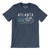 Atlanta Cycling Men/Unisex T-Shirt-Heather Navy-Allegiant Goods Co. Vintage Sports Apparel