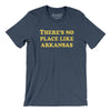 There's No Place Like Arkansas Men/Unisex T-Shirt-Heather Navy-Allegiant Goods Co. Vintage Sports Apparel