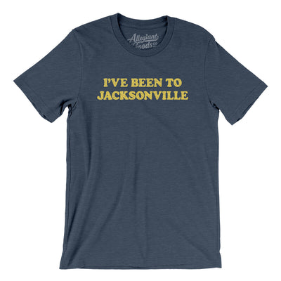 I've Been To Jacksonville Men/Unisex T-Shirt-Heather Navy-Allegiant Goods Co. Vintage Sports Apparel