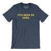 I've Been To Iowa Men/Unisex T-Shirt-Heather Navy-Allegiant Goods Co. Vintage Sports Apparel