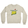 Connecticut Golf Midweight French Terry Crewneck Sweatshirt-Heather Oatmeal-Allegiant Goods Co. Vintage Sports Apparel