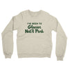 I've Been To Glacier National Park Midweight French Terry Crewneck Sweatshirt-Heather Oatmeal-Allegiant Goods Co. Vintage Sports Apparel