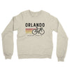 Orlando Cycling Midweight French Terry Crewneck Sweatshirt-Heather Oatmeal-Allegiant Goods Co. Vintage Sports Apparel