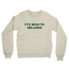 I've Been To Orlando Midweight French Terry Crewneck Sweatshirt-Heather Oatmeal-Allegiant Goods Co. Vintage Sports Apparel