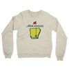 Arkansas Golf Midweight French Terry Crewneck Sweatshirt-Heather Oatmeal-Allegiant Goods Co. Vintage Sports Apparel