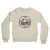 Iowa State Quarter Midweight French Terry Crewneck Sweatshirt-Heather Oatmeal-Allegiant Goods Co. Vintage Sports Apparel