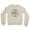 Delaware State Quarter Midweight French Terry Crewneck Sweatshirt-Heather Oatmeal-Allegiant Goods Co. Vintage Sports Apparel
