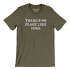 There's No Place Like Iowa Men/Unisex T-Shirt-Heather Olive-Allegiant Goods Co. Vintage Sports Apparel