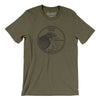 Idaho State Quarter Men/Unisex T-Shirt-Heather Olive-Allegiant Goods Co. Vintage Sports Apparel