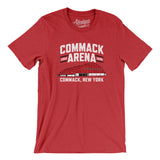 Commack Arena Men/Unisex T-Shirt-Heather Red-Allegiant Goods Co. Vintage Sports Apparel