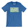 Victory Monday Seattle Men/Unisex T-Shirt-Heather True Royal-Allegiant Goods Co. Vintage Sports Apparel