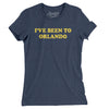 I've Been To Orlando Women's T-Shirt-Indigo-Allegiant Goods Co. Vintage Sports Apparel