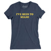 I've Been To Miami Women's T-Shirt-Indigo-Allegiant Goods Co. Vintage Sports Apparel