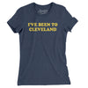 I've Been To Cleveland Women's T-Shirt-Indigo-Allegiant Goods Co. Vintage Sports Apparel