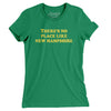There's No Place Like New Hampshire Women's T-Shirt-Kelly Green-Allegiant Goods Co. Vintage Sports Apparel