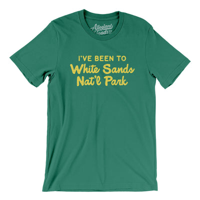 I've Been To White Sands National Park Men/Unisex T-Shirt-Kelly-Allegiant Goods Co. Vintage Sports Apparel