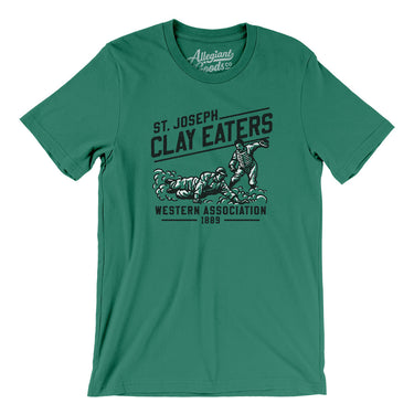 St Joseph Clay Eaters Men/Unisex T-Shirt-Kelly-Allegiant Goods Co. Vintage Sports Apparel