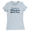 I've Been To Yellowstone National Park Women's T-Shirt-Light Blue-Allegiant Goods Co. Vintage Sports Apparel