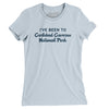 I've Been To Carlsbad Caverns National Park Women's T-Shirt-Light Blue-Allegiant Goods Co. Vintage Sports Apparel