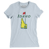Idaho Golf Women's T-Shirt-Light Blue-Allegiant Goods Co. Vintage Sports Apparel