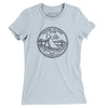 Rhode Island State Quarter Women's T-Shirt-Light Blue-Allegiant Goods Co. Vintage Sports Apparel