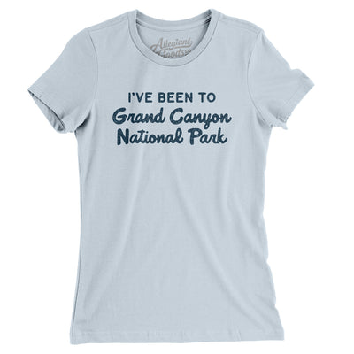 I've Been To Grand Canyon National Park Women's T-Shirt-Light Blue-Allegiant Goods Co. Vintage Sports Apparel