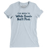 I've Been To White Sands National Park Women's T-Shirt-Light Blue-Allegiant Goods Co. Vintage Sports Apparel