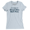 I've Been To Grand Teton National Park Women's T-Shirt-Light Blue-Allegiant Goods Co. Vintage Sports Apparel