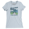 Belle Isle Park Women's T-Shirt-Light Blue-Allegiant Goods Co. Vintage Sports Apparel