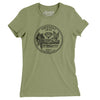 Arkansas State Quarter Women's T-Shirt-Light Olive-Allegiant Goods Co. Vintage Sports Apparel