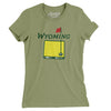 Wyoming Golf Women's T-Shirt-Light Olive-Allegiant Goods Co. Vintage Sports Apparel