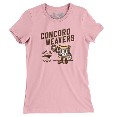 Concord Weavers Women's T-Shirt-Light Pink-Allegiant Goods Co. Vintage Sports Apparel