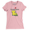 Louisiana Golf Women's T-Shirt-Light Pink-Allegiant Goods Co. Vintage Sports Apparel
