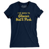 I've Been To Glacier National Park Women's T-Shirt-Midnight Navy-Allegiant Goods Co. Vintage Sports Apparel